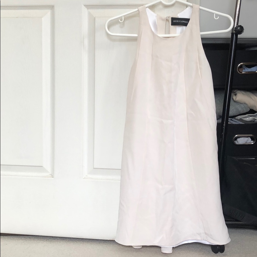 Mickey London Nude Colored Dress
